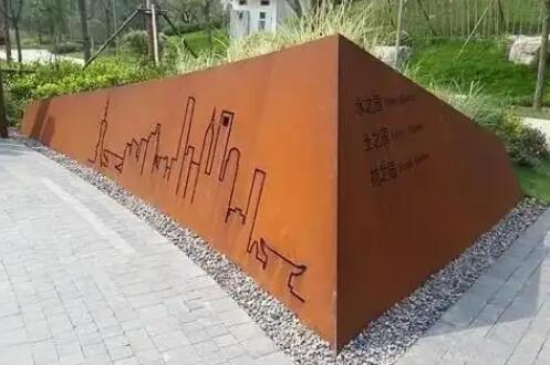 玉州耐候钢挡土墙